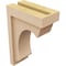 Ekena Millwork 4"W x 8"D x 12"H Classic Emerson Rough Cedar Woodgrain TimberThane Corbel, Primed Tan CORUR04X08X12EMRRCPR - alternate 6